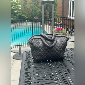 Chanel Gray Cocoon Carryon Trolley/Luggage (DAMAGED)